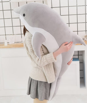 Zachte Pluche Dolfijn Knuffel - Verkrijgbaar in Maten 30-160CM - Perfect Cadeau voor Kinderen