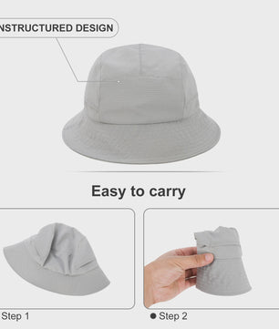 Unisex Bucket Hat - Opvouwbare Zonnehoed voor Alle Seizoenen