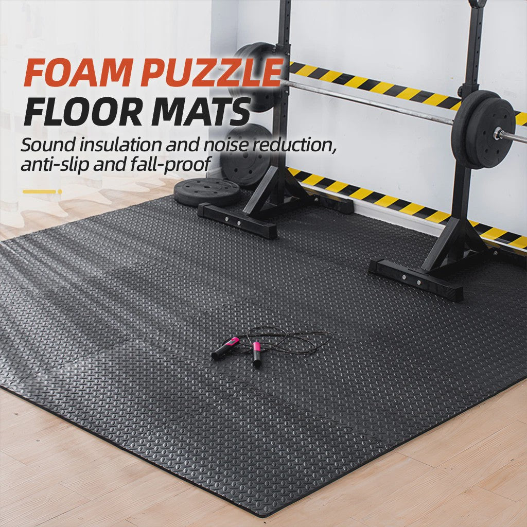 Interlocking EVA Foam Vloermatten 31cm - Anti-slip & Slijtvast voor Fitness, Gym & Speelkamer