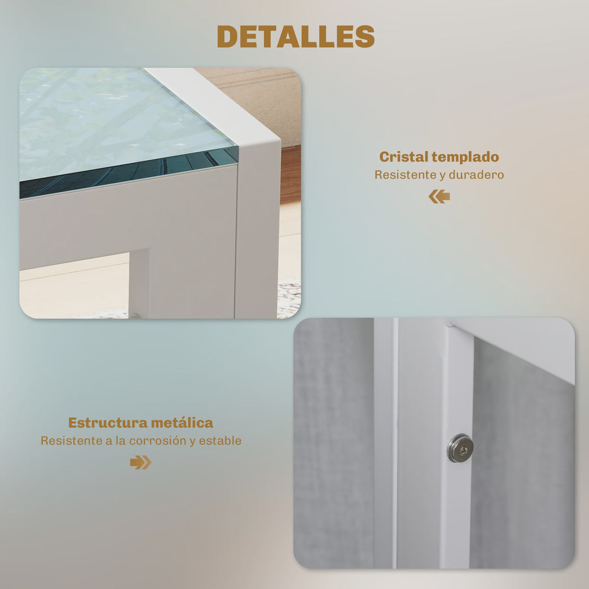 Moderne Witte Eetkamer Set: Rechthoekige Tafel met 4 PU Stoelen