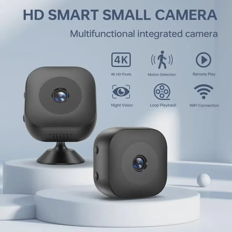 Lenovo Mini WiFi Camera 4K HD Beveiligingscamera met Nachtzicht en Bewegingsdetectie