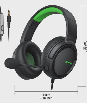 BINNUNE BG02 Gaming Headset met Microfoon - Bedraad, Compatibel met PS4, PS5, Xbox, PC & Switch