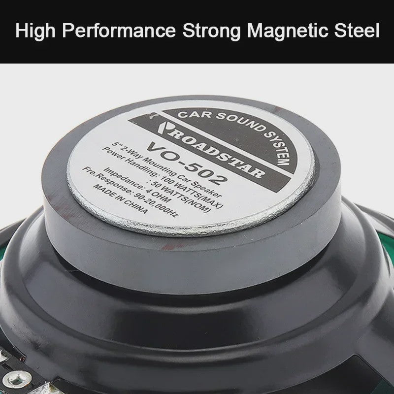 Universele Auto Coaxiale Speakers (4/5/6.5 Inch) - Hoge Kwaliteit HiFi Geluid
