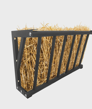 27 inch Heavy Duty Wandmontage Hooibak voor Vee, Paarden, Geiten & Schapen - Carbon Staal