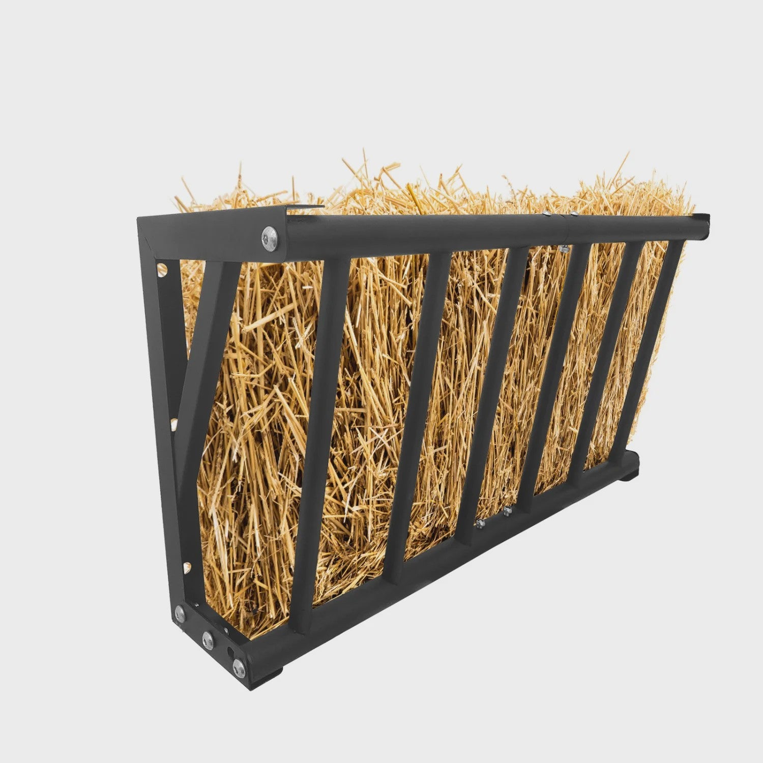 27 inch Heavy Duty Wandmontage Hooibak voor Vee, Paarden, Geiten & Schapen - Carbon Staal