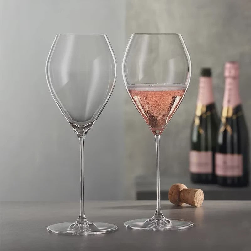 Elegante Kristallen Wijnglazen & Champagne Coupes - Ultra Dun & Handgeblazen