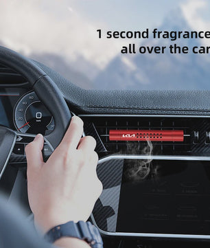 Kia Auto Luchtverfrisser Ventilatierooster Parfum - Duurzaam Aluminium