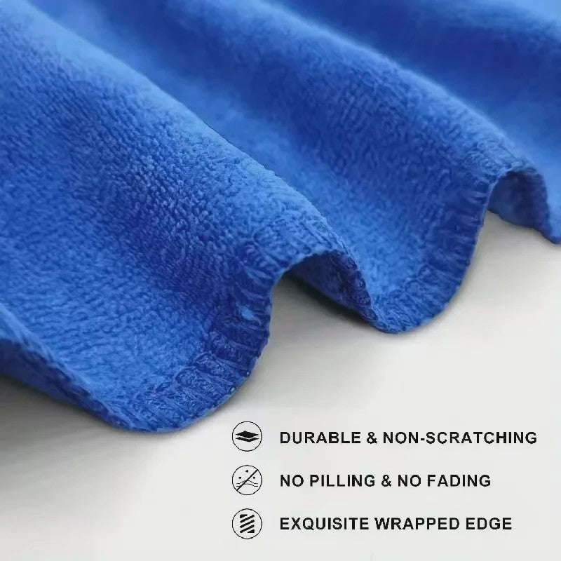 Set van 100 Microvezeldoeken - Pluisvrij, Super Absorberend & Krasvrij - Ideaal voor Auto en Huis