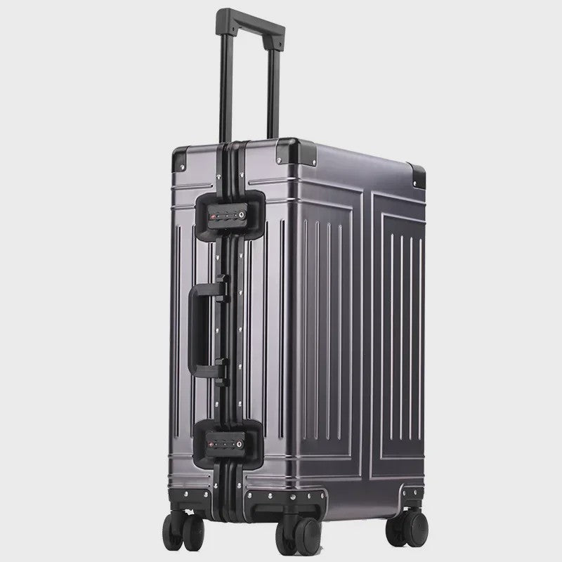 Luxe Aluminium Trolley Koffer - Hoge Capaciteit & Universele Wielen