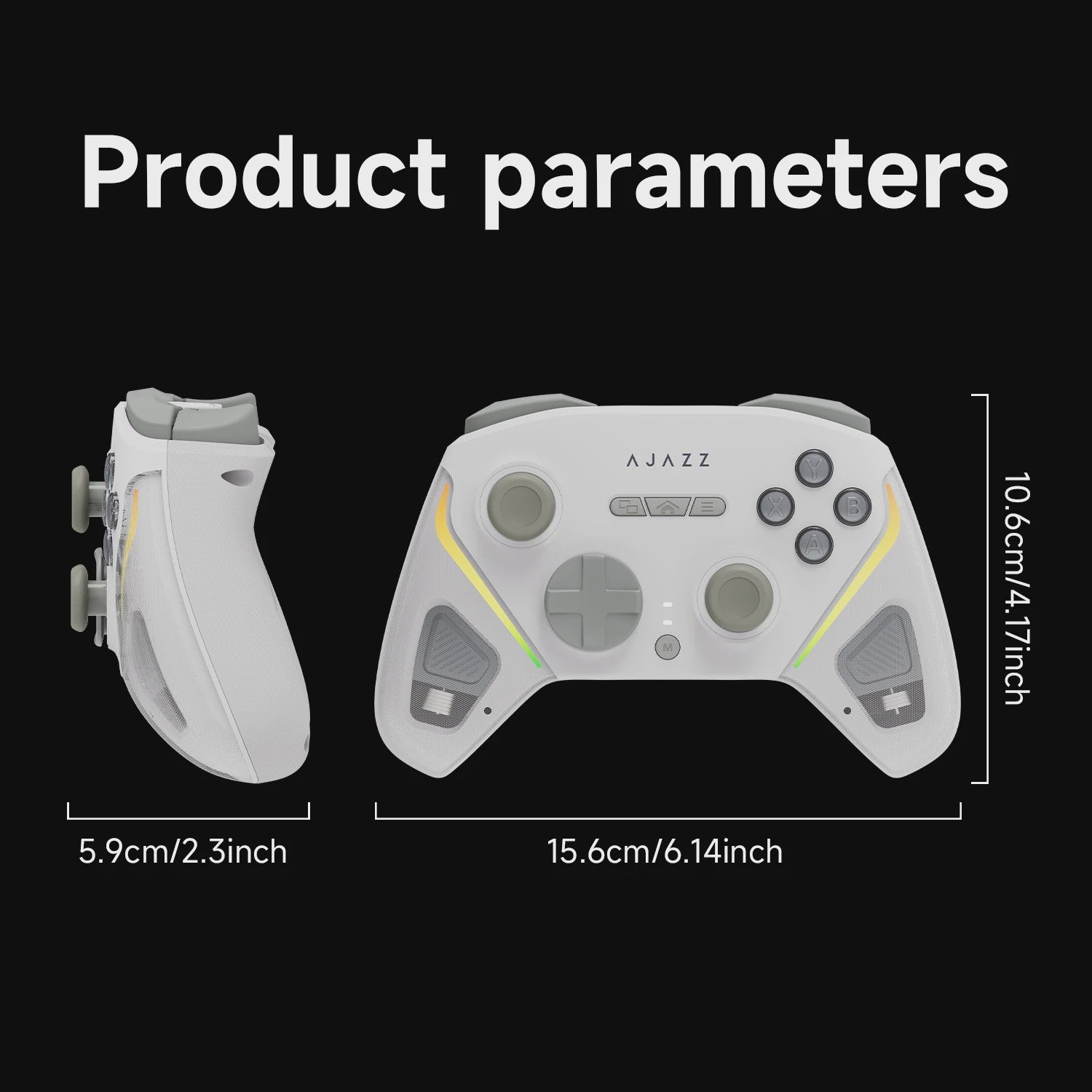 Ajazz GP100 Draadloze Game Controller - PC, PS3, Switch, iOS & Android