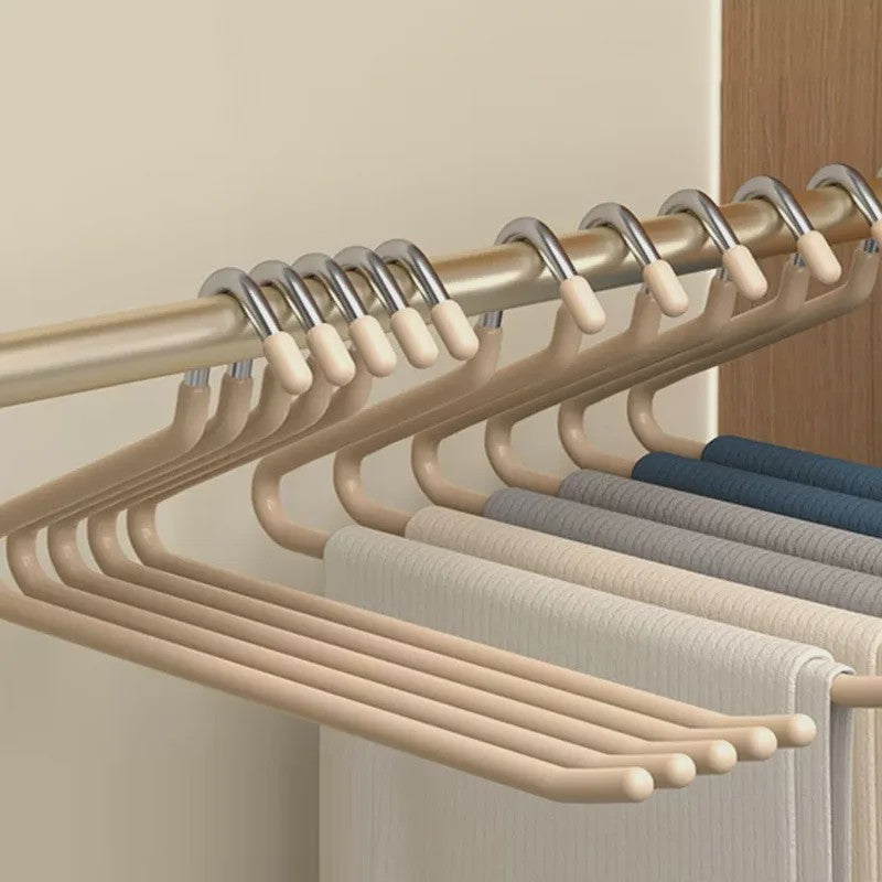 Anti-slip Gansvormige Broekenhanger - Ruimtebesparend Kledingrek voor Garderobe