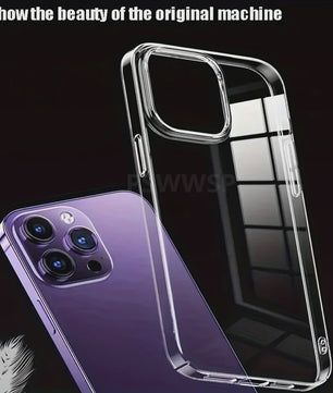 Luxe Transparante Schokbestendige Hardcase Hoes voor iPhone 11 t/m 18 Pro Max