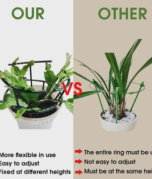 Plantensteun Stokken Set - Groen Plastic - Voor Bloemen & Planten