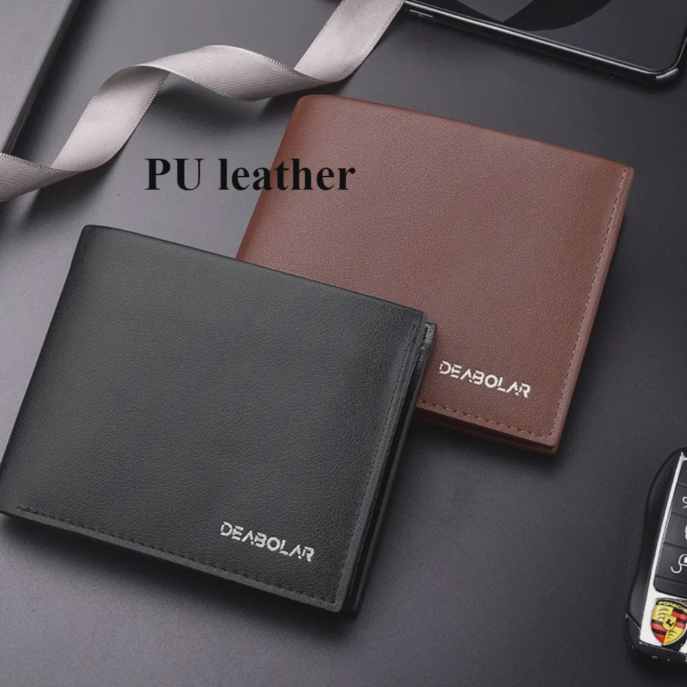 Luxe Heren Portemonnee van Echt Leer - Compact & Stijlvol