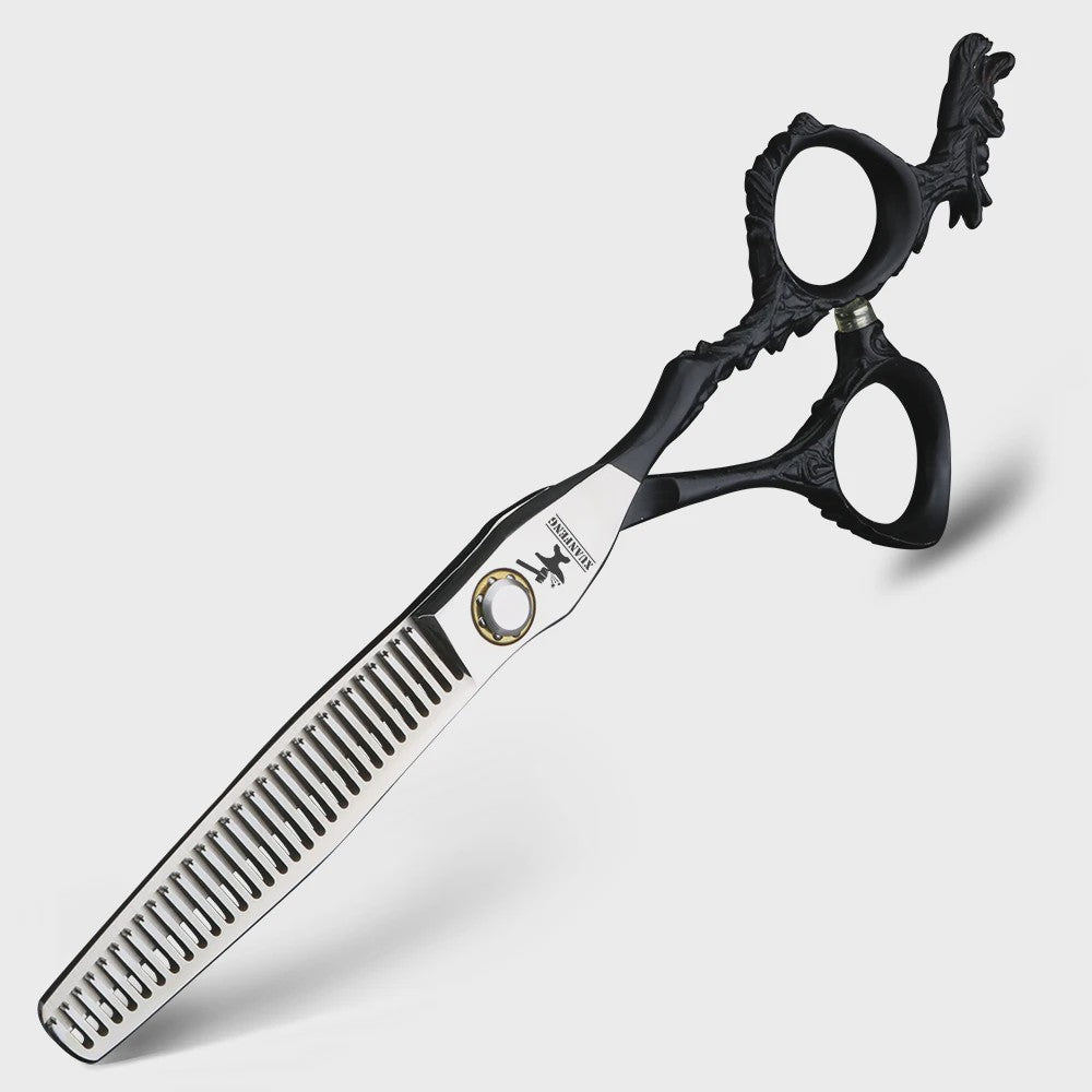 Xuanfeng 6-inch Drakenhandvat Haar Scharen Set - Professionele Knipper- en Effen Schaar