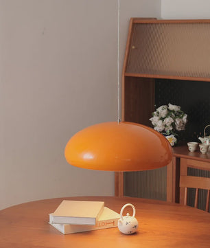 Moderne Oranje Hanglamp - Stijlvolle Plafondlamp voor Woonkamer, Eetkamer & Slaapkamer