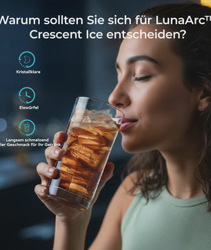Automatische IJsmachine aanrecht - Crescent Vormige IJsblokjes - Snel & Efficiënt