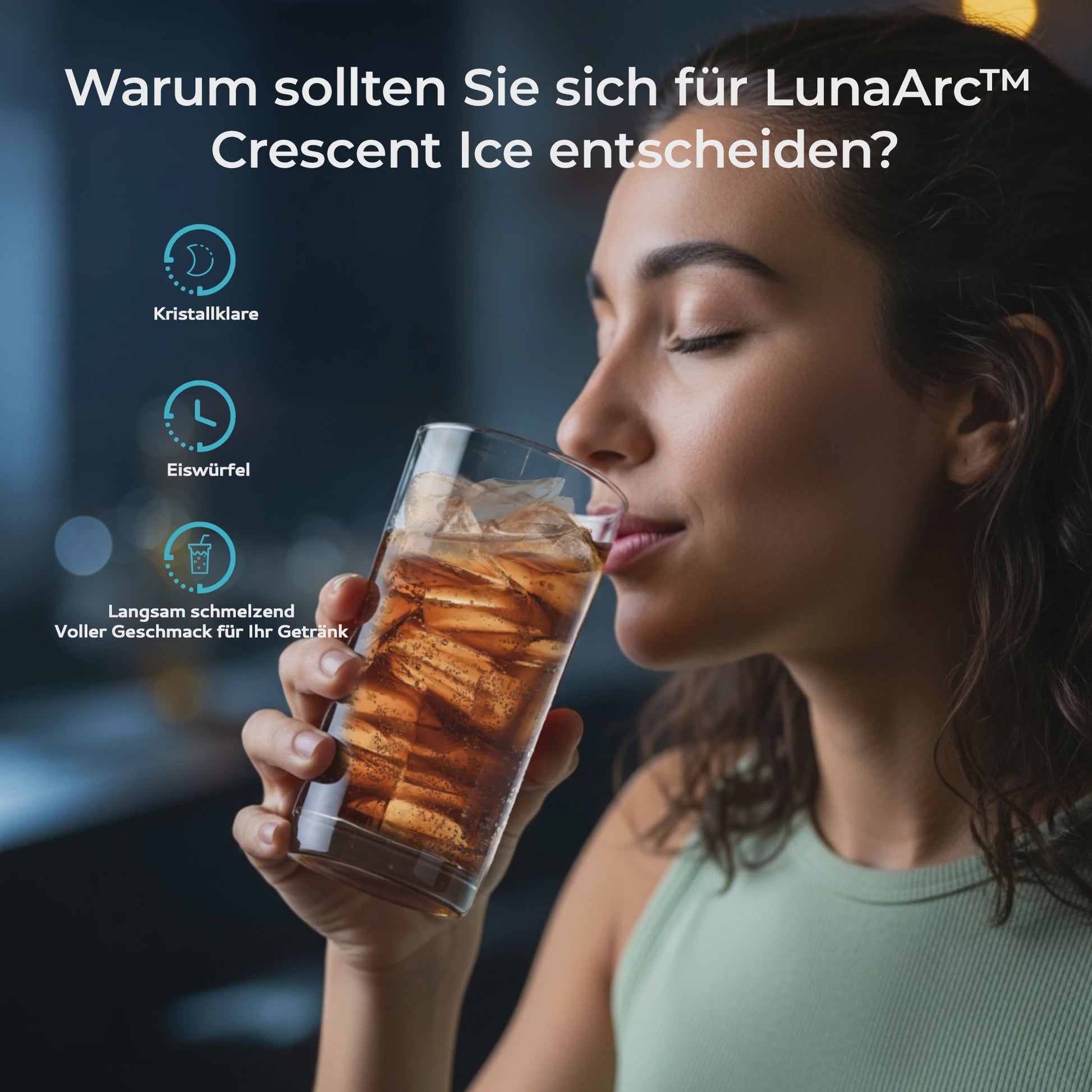 Automatische IJsmachine aanrecht - Crescent Vormige IJsblokjes - Snel & Efficiënt