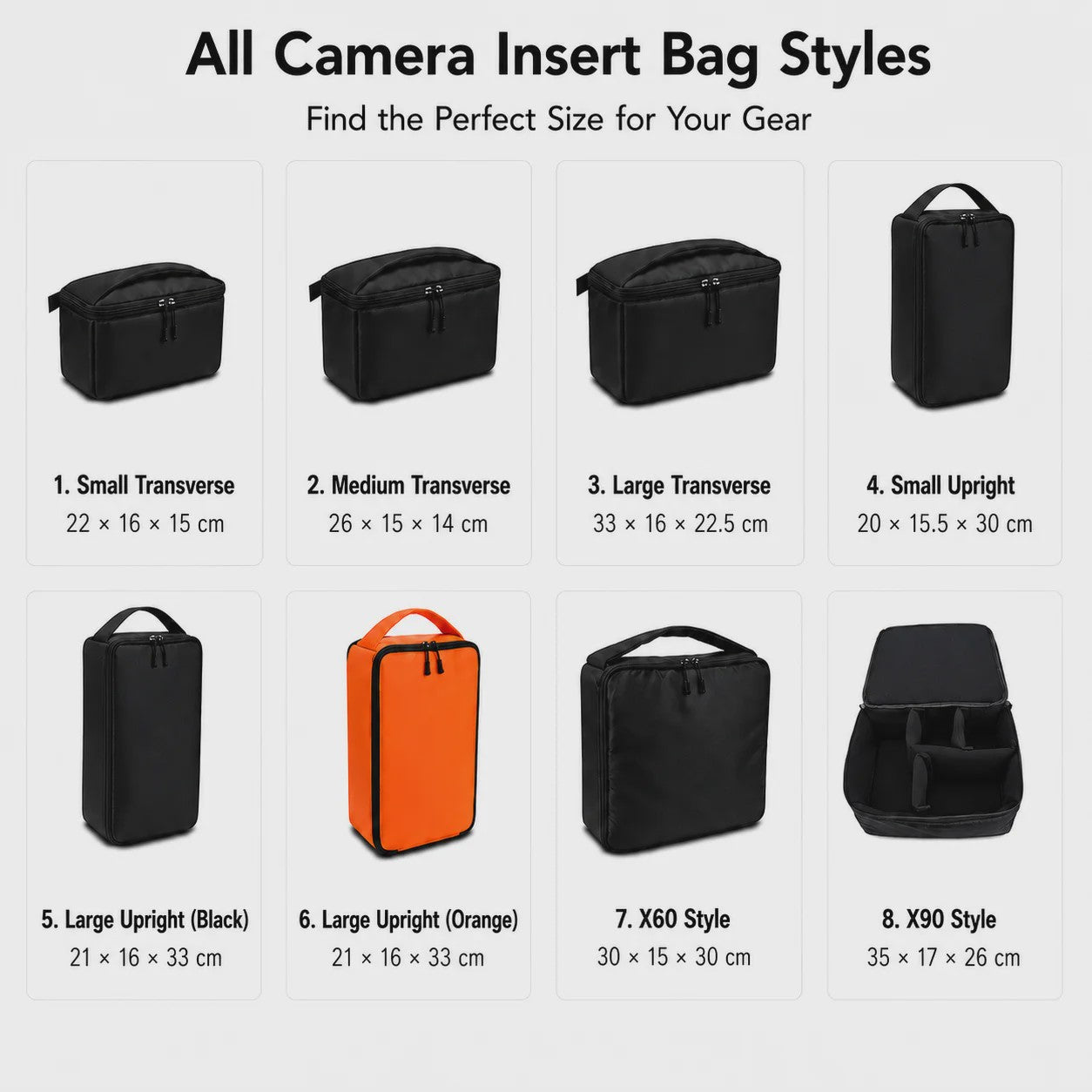 Waterdichte Camera Insert Tas - Beschermende Padded Voering voor DSLR Camera's