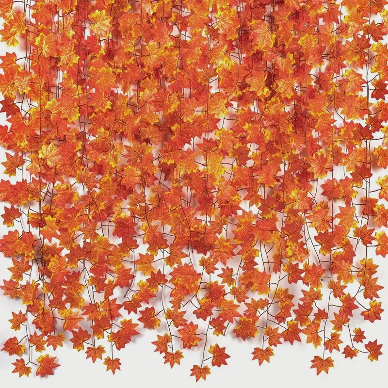 Kunst Slinger Esdoornbladeren - Herfstdecoratie voor Feestdagen en Bruiloften