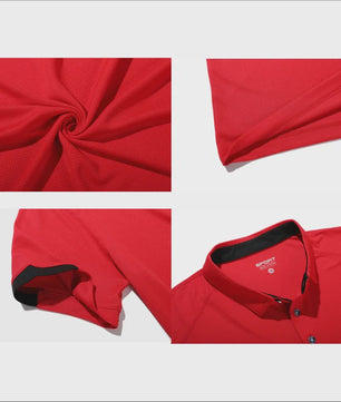 Ademend Sneldrogend Poloshirt met Korte Mouwen - Sport & Casual - 8 Kleuren