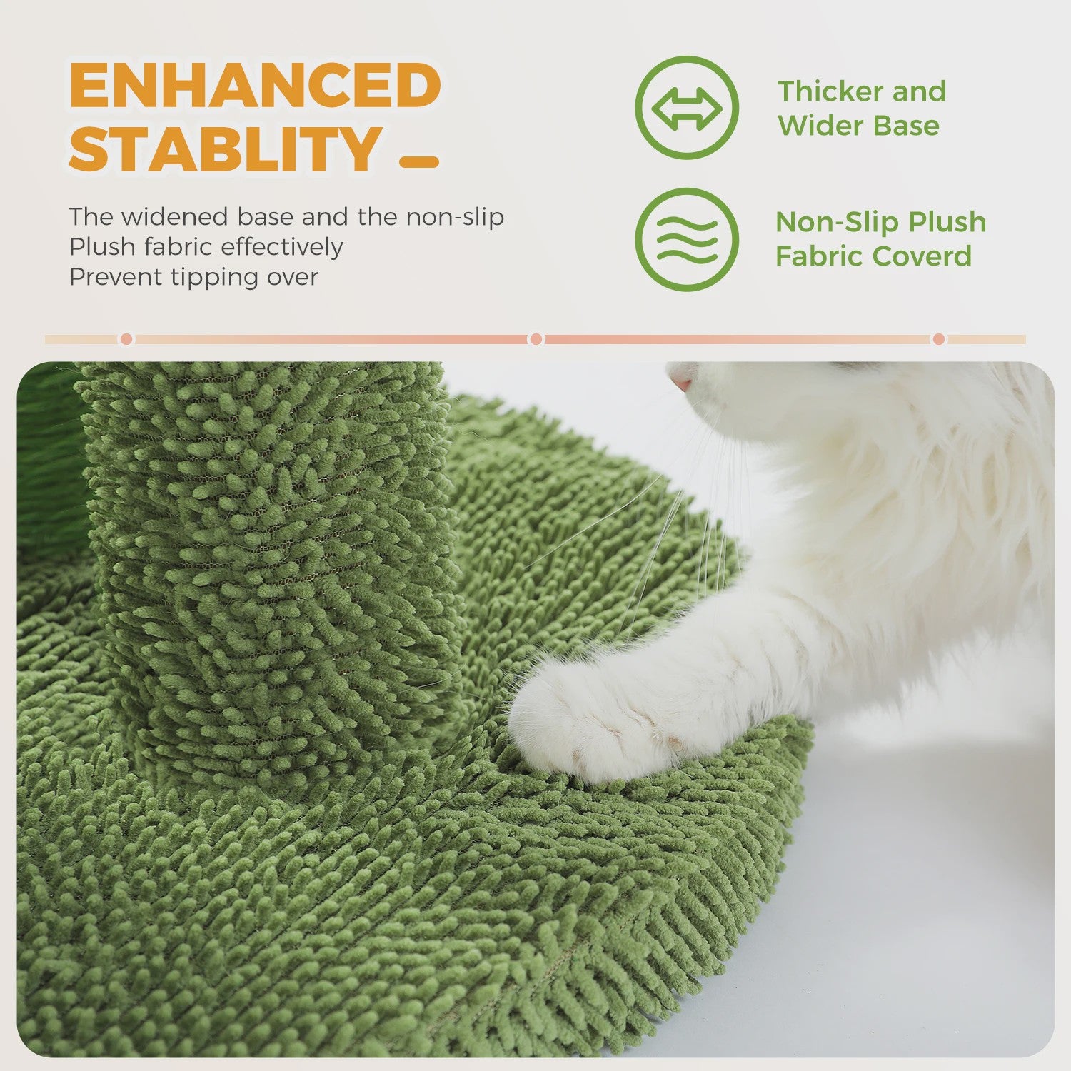Cactus Krabpaal XL voor Katten - 3 Sisal Palen & Speelbal