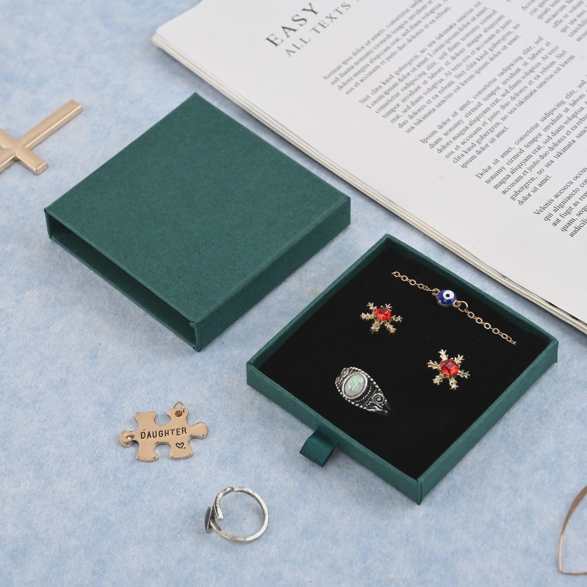 Kraft Lade Sieraden Doosjes - Cadeauverpakking voor Kettingen & Armbanden