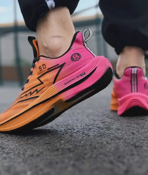 Carbon Plate Hardloopschoenen - Lichtgewicht, Schokabsorberend & Antislip Unisex Sneakers