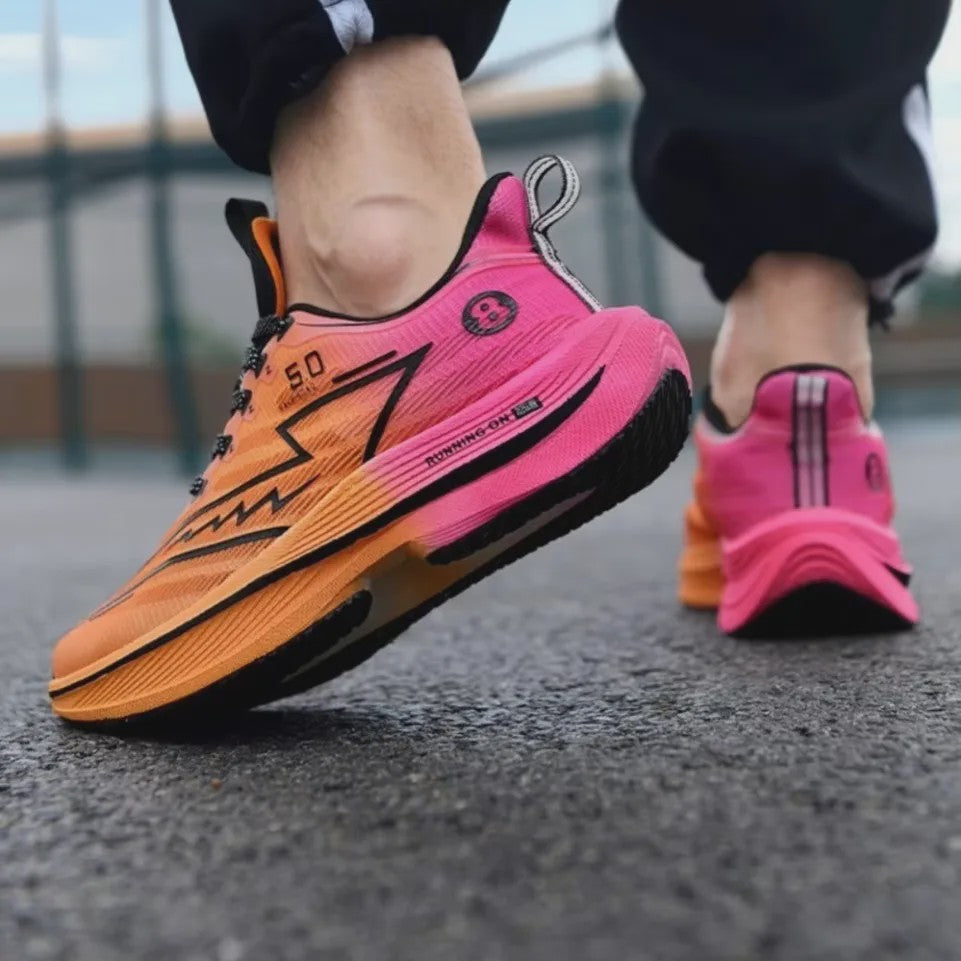 Carbon Plate Hardloopschoenen - Lichtgewicht, Schokabsorberend & Antislip Unisex Sneakers