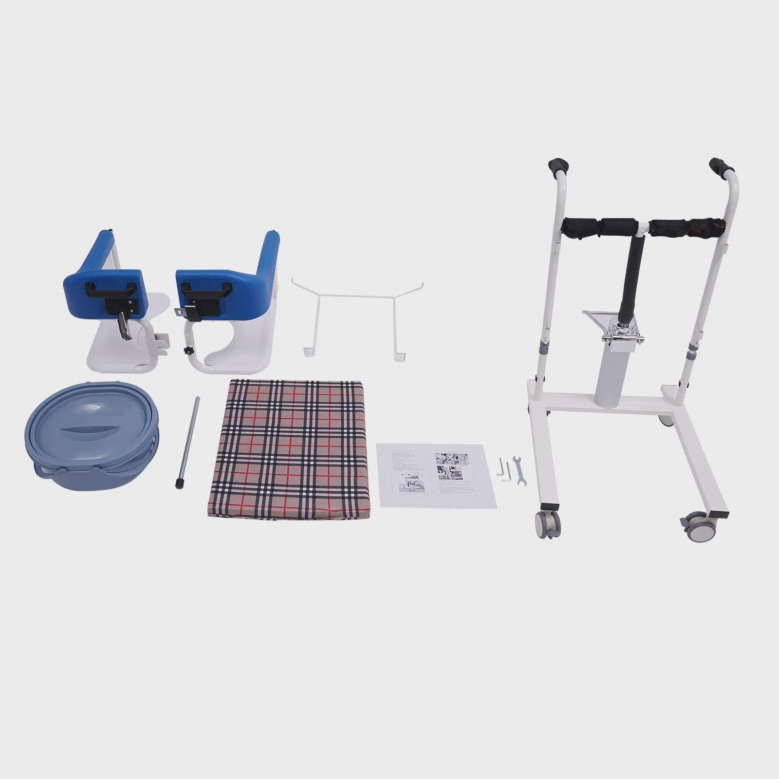 Hydraulische Patiententillift Stoel - Verstelbare Hoogte Transfer Hulp voor Ouderen & Minder Validen