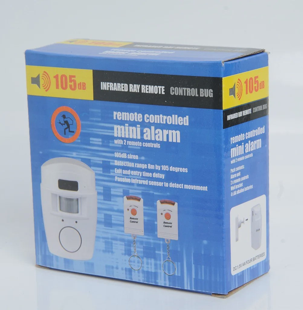 Draadloos Bewegingsmelder Alarm met Afstandsbediening - Beveiliging voor Huis, Garage & Meer