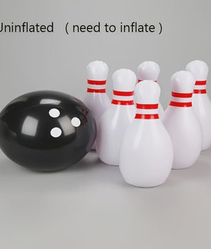 Opblaasbare Bowling Set 7-delig PVC - Leuk voor Binnen & Buiten!