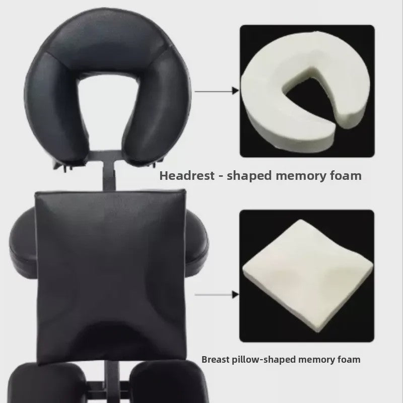 Opvouwbare Massage & Tattoeage Stoel: Draagbaar, Verstelbaar & Comfortabel voor Therapie