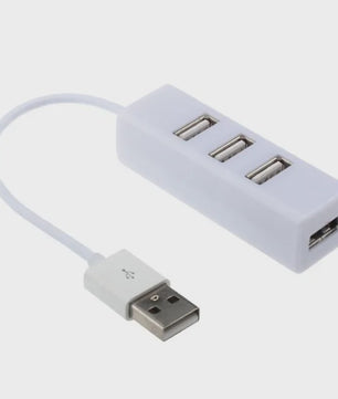 Compacte 4-Poorts USB 2.0 Hub - Vergroot de connectiviteit van je laptop of PC