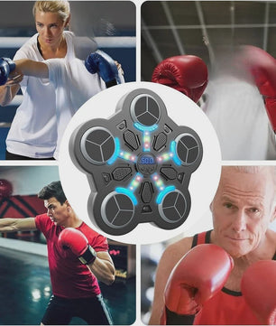 Slimme Muziek Bokszak Trainer - Wandmontage Zonder Boren - Fitness & Krachtraining voor Thuis