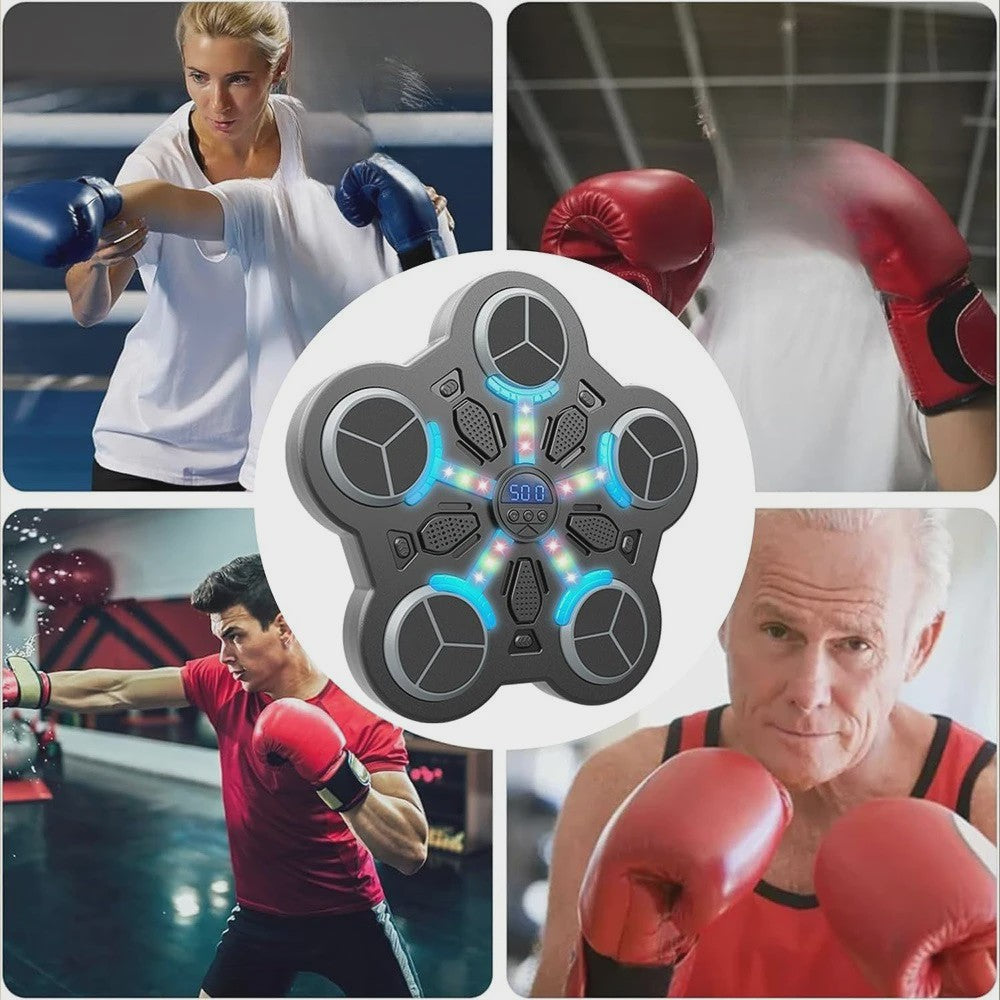 Slimme Muziek Bokszak Trainer - Wandmontage Zonder Boren - Fitness & Krachtraining voor Thuis