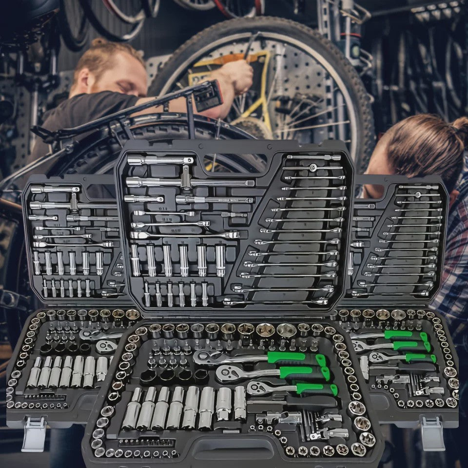 150-delige Multifunctionele Autoreparatie Gereedschapskist - Complete Mechanische Toolkit
