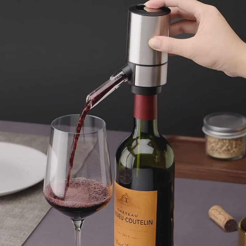 Elektrische Wijn Decanteerder & Dispenser: Snel Beluchten en Schenken