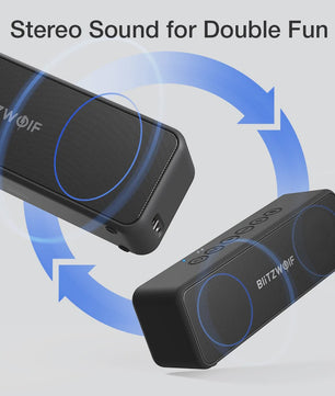 BlitzWolf BW-WA4 Draagbare Bluetooth Speaker - 30W Krachtig Geluid, TWS Stereo & IPX6 Waterdicht
