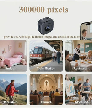 Mini WiFi Camera A9 - 1080P HD Beveiligingscamera met Nachtzicht & Bewegingsdetectie