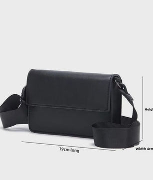 Stijlvolle Heren Crossbodytas - Casual Schoudertas met Klep