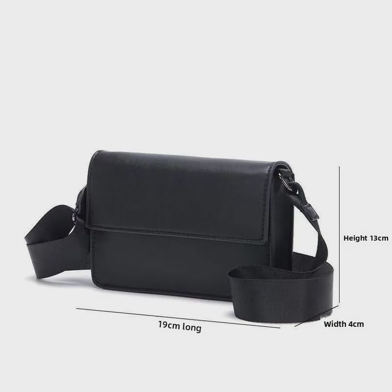Stijlvolle Heren Crossbodytas - Casual Schoudertas met Klep