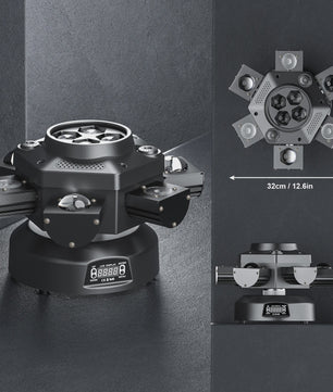 Krachtige 150W Moving Head DJ Lichtshow met 6 Armen - RGBW LED, DMX512 voor Feest, Bruiloft & Disco