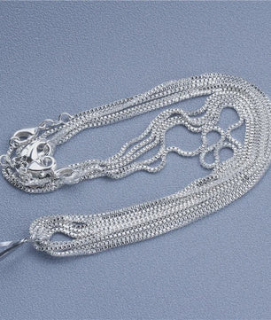 925 Sterling Zilveren Kettingen: Rolo, Figaro & Meer (16-30 Inch)