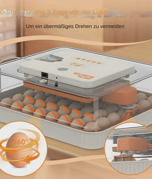 Automatische Broedmachine voor 56 Eieren met LED Candler & Temperatuurregeling