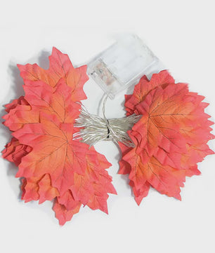 LED Slinger met Kunst Maple Bladeren - 2/3/6M - Halloween, Kerst & Thanksgiving Decoratie