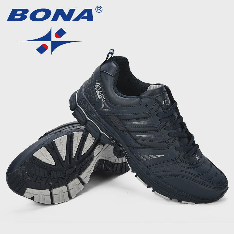 BONA Heren Sportschoenen - Ademend & Comfortabel voor Lopen en Outdoor