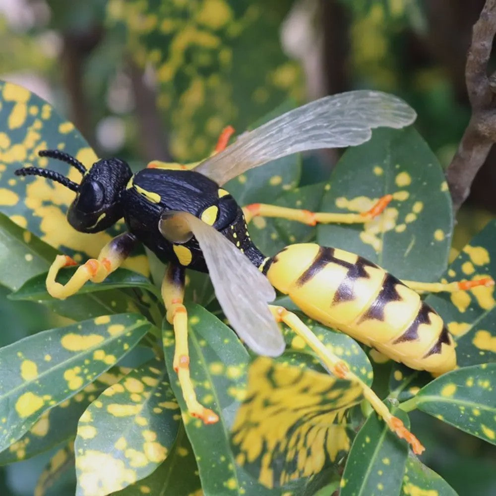 Realistische Bijen Decoratie Set - Levensechte Insect Figuurtjes voor Huis en Bureau