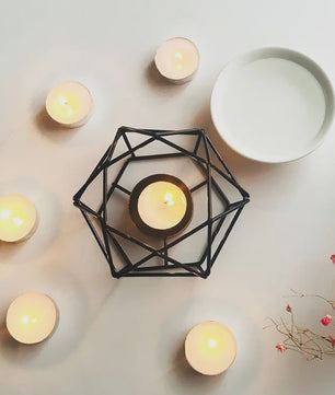 Geometrische Oliebrander voor Wax Melts & Etherische Oliën