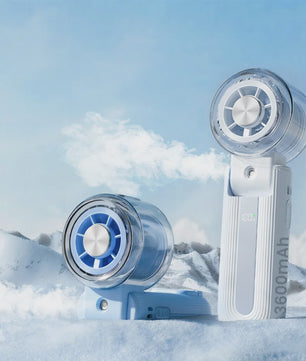 Draagbare Vernevelaar Ventilator met IJskoeling - 3600mAh USB Oplaadbaar